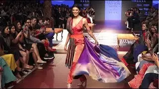Sushmita Sen's stunning ramp walk at Lakme Fashion Week 2018.