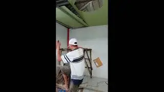 cara memasang palafound calsiboard seorang diri.