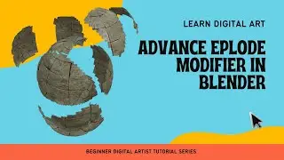 ֍ Blender 3D Animating Tutorial for Engineers in Hindi: Advanced Explode Physics Modifier in Blender