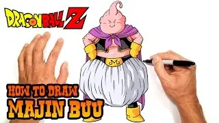 How to Draw Majin Buu | Dragon Ball Z
