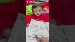 Comprehension and Speed Reading for Toddler | Homeschool