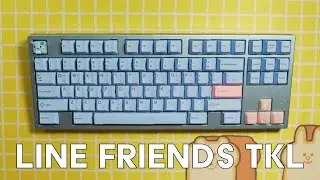 LINE FRIENDS TKL (Tecsee Ice Mint Switches) Typing Sounds