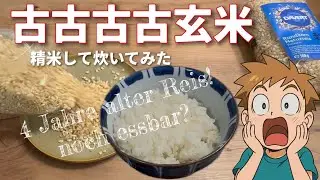 [4年前の米]古古古古玄米 炊いてみたらヤバかった！　4 Jahre alter Reis-Noch essbar?