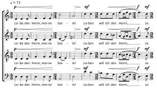 Bertold Hummel: Danksagung (Psalm 146) - Motette