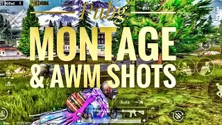 🇮🇳Pubg Mobile Montage AWM + Clutch Action Game  MuRdEr spirit 🤘