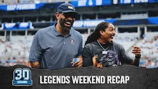 Over 90 Panthers Legends return to Carolina for the 30th Season Legends Weekend