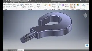 Autodesk inventor tutorial gancho