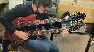 Gibson 👑 Eds-1275 😱 Custom Shop Jimmy Page Signature 💥 (2025) '69 Cherry VOS