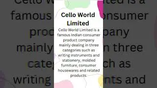 Cello World Limited IPO