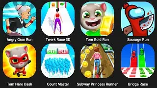 Angry Gran Run,Twerk Race,Tom Gold Run,Sasauge Run,Tom Hero Dash,Count Master,Subway Princess Runner