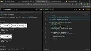 leetcode problem: 143. Reorder List, O(N) time complexity, easy to understand.