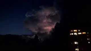 Гроза сухая, чудесное явление. Эрфурт (Erfurt) 14 08 2024г. не #луафасра