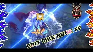 How To Make Effect Like Ruok FF l Ruok FF New Effect 👽🔥