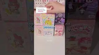 opening sanrio blind boxes part 23! 🩷🩷#asmr#sanrio#mymelody#fyp #unboxing#blindbox#blindbag#kawaii