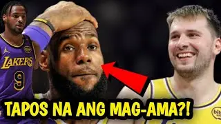 HINDI NA MAIIWASAN I Lakers kumpirmadong bibitaw na sa mag amang James I ANO ang sagot dito ni LUKA?