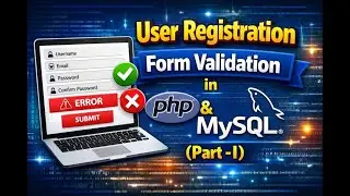 User Registration Form Validation in PHP & MYSQL (Part -I)