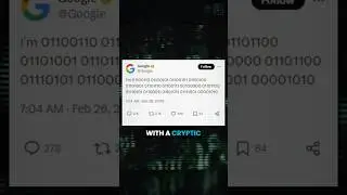 Google&rsquo;s First Tweet Was a Hidden Message &ndash; Here&rsquo;s What It Really Said!