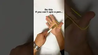 Do this if you can't spin a pen ✍️🌀 #penspinning #tutorial #shorts