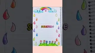 Summer Vacation Holiday Homework Copy Decoration #shortvideo #art #drawing
