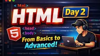 HTML Day 2 &ndash; Headings, Paragraphs & Text Formatting in HTML | HTML Tutorial in Hindi
