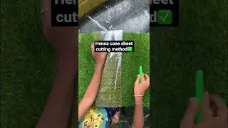 How to cut henna sheets?? Measurements and tips ❤️✅
