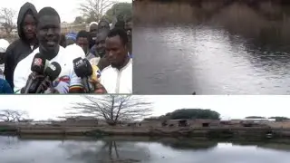 Makka Thiam, jeune de  Touba Keur Niang inquiet du recensement pour les aides des sinistr&eacute;s.