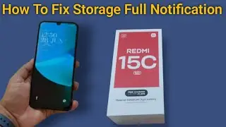 Redmi 15C - How to fix storage full notification