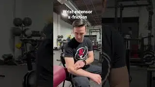 Wrist extensor cross friction massage