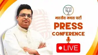 BJP National Spokesperson Shri Gopal Krishna Agarwal addresses press conference at BJP HQ, New Delhi