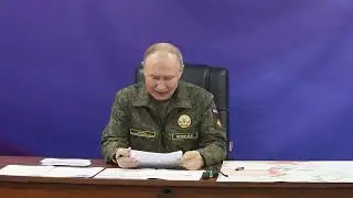 Putin visited one of the command centers of the Joint Group of Forces