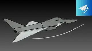 How to make the Eurofighter Typhoon into a paper airplane