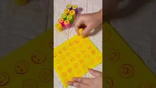Amazing Emoji Stamp 😱#shorts #lifehacks #fruity