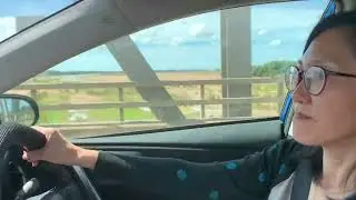 Burdekin river bridge heading north