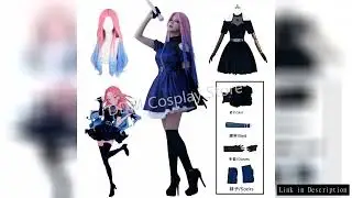 Mizi Cosplay Costume Alien Stage Cosplay Costume Wig Fancy Dress Blue Velvet Outfit Halloween Carniv