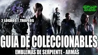 Resident Evil 6 (HD) | Guía de coleccionables (Emblemas de serpiente y armas)