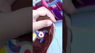 Tutorial video for novices in hooking shoes #shoe sewing tutorial video #make shoes with heart #han