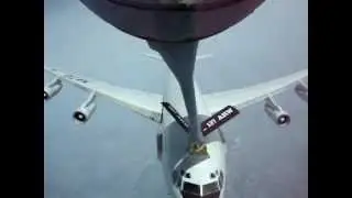 AWACS Jet Nearly Hits Fuel Tanker Mid-Air