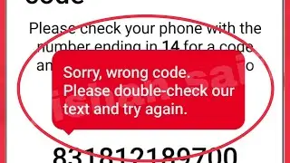 Pinterest Fix Log in Backup Code Sorry wrong code Please double-check our text Verification Problem