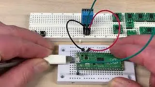 Raspberry Pi Pico Temperature and Humidity Logger DHT11
