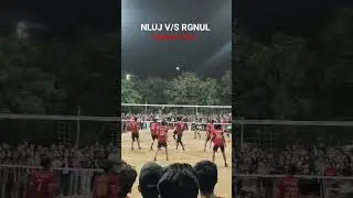 Volleyball Match of NLU Jodhpur vs RGNUL at YUVARDHA Fest #sgrm #mnlu #nluj