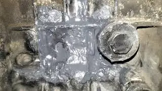2008 honda civic JB-weld on cracked engine block
