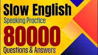 Slow English Listening practice “80000”sentences for beginners 