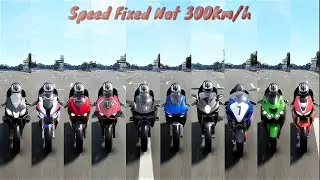Superbikes 1000cc+ Top Speed Test || Hayabusa, Honda , Kawasaki, Aprilia,Ducati Speed Fixed | Ride 4