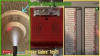Left Side Smoke Detectors Fire Alarm System Test 1