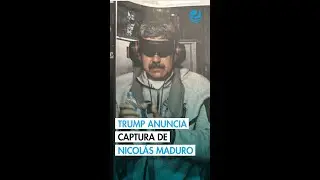 Trump anuncia la captura de Maduro tras bombardeos de EU contra Venezuela