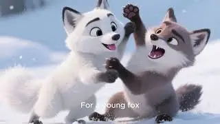 A Joyful Day of A Baby Arctic Fox BedTime Story For Kids 4K The Cutest [Nov 08 2025 Released]