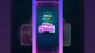 55 Epic Wild Cards  added to witch 🧹 #shorts #clashroyale #gaming  #gamingwithrabia #youtube