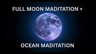 Full Moon Meditation Music for Letting Go | 3 Hour Deep Sleep & Calm Galaxy Ambience