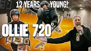 Первый в истории трюк Ollie 720 &mdash; Ао Нисикава &mdash; такого ещё никто не делал.