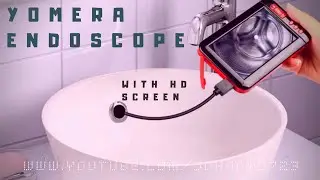 HD Endoscope with 8mm borescope camera, with LED lights, and HD monitor - Record/capture Videos/Pics